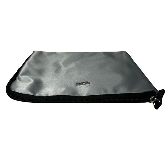 Tumi For Delta Gray Purple Travel Bag Small Nylon 8x7 Accessories Make Up Pouch - Picture 5 of 5